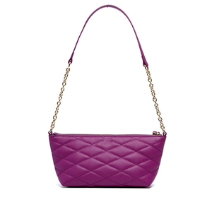 Mini Purple Soft Leather Shoulder Bags for Ladies