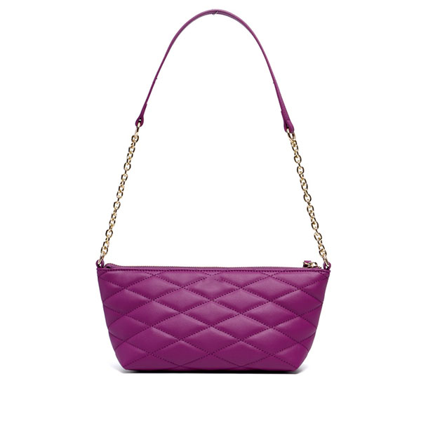 Mini Purple Soft Leather Shoulder Bags for Ladies