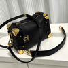 Soft Square Trunk Tote Purse with Crossbody Strap