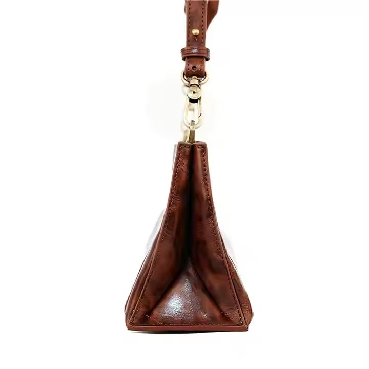 wholesale china high end luxury genuine leather cross-body purse