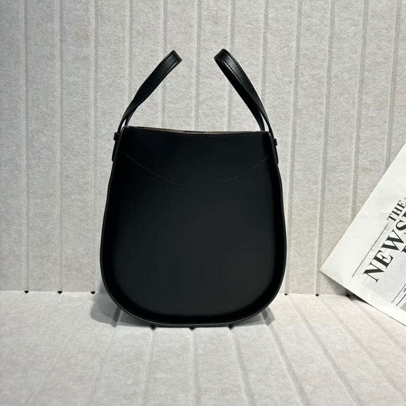 Artisan Cowhide Leather Hammock Slice Tote Bag