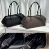 High Quality Cowhide Bowling Bag Women's Handbag