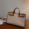 Custom Canvas Buckle Large Tote Bags Handbags for Work