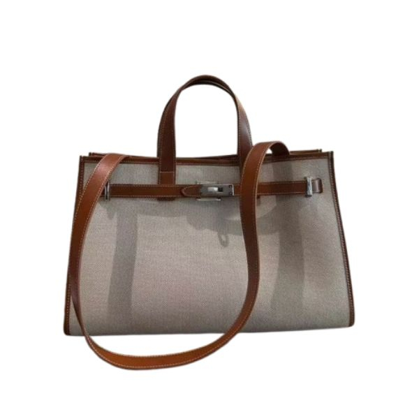 Custom Canvas Buckle Large Tote Bags Handbags for Work