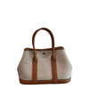 Canvas Tote Bag with Leather Handles Handbag
