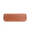 Women's Vintage Genuine Leather Tote Bag With Drawstring Buckle